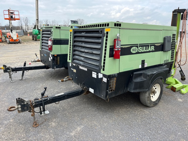 2018 Sullair 400EH/DPQ/CU4F/OPTB.O.M 400 cfm Mobile Air Compressor