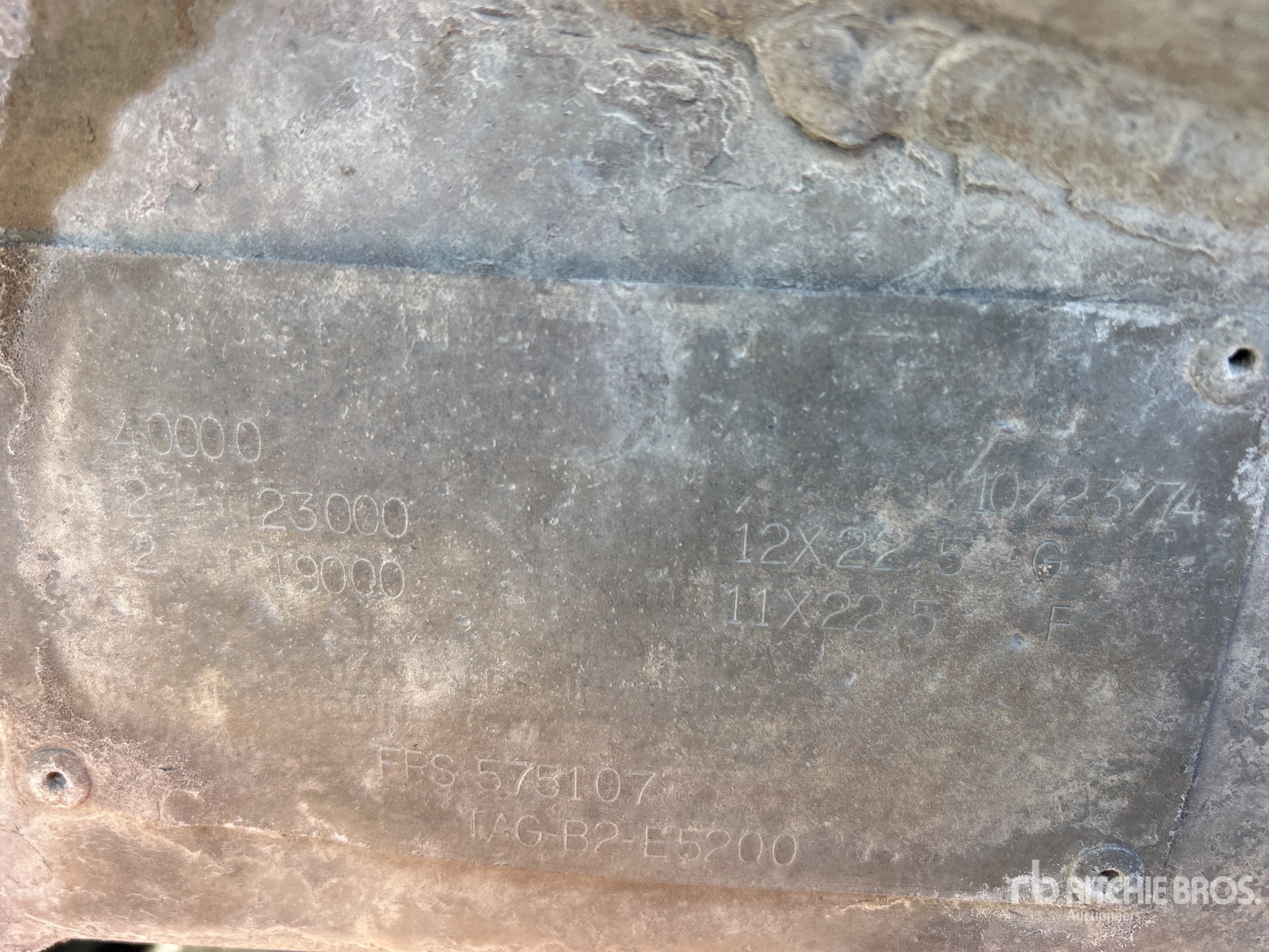 General Appearance with N.º de serie/VIN