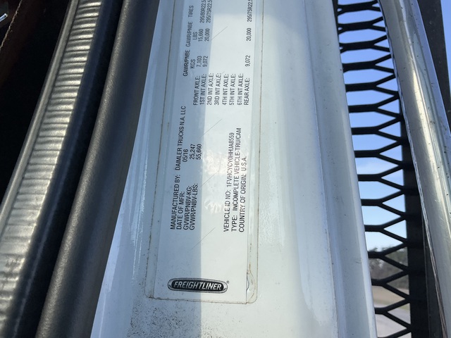 2017 Freightliner M2 6x4 T/A Flatbed Truck