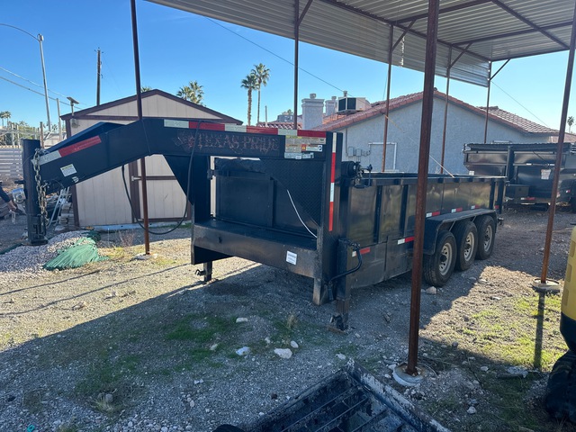 2020 Texas Pride DT71821KBP 17 ft Tri/A Demolition Gooseneck Dump Utility Trailer