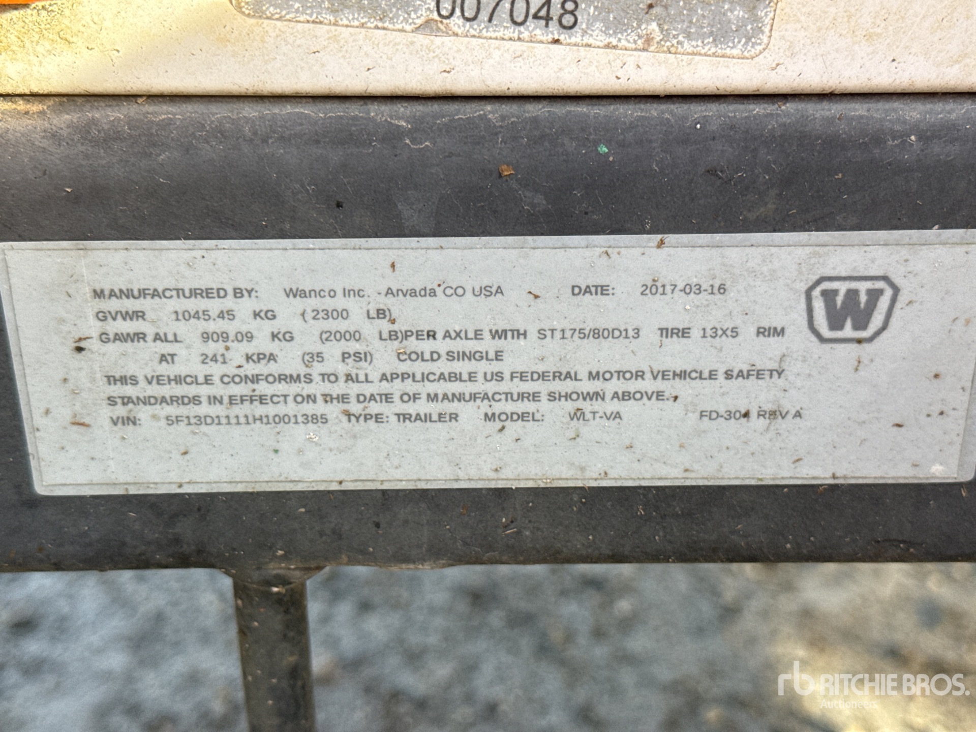 General Appearance with Seriennummer / FIN