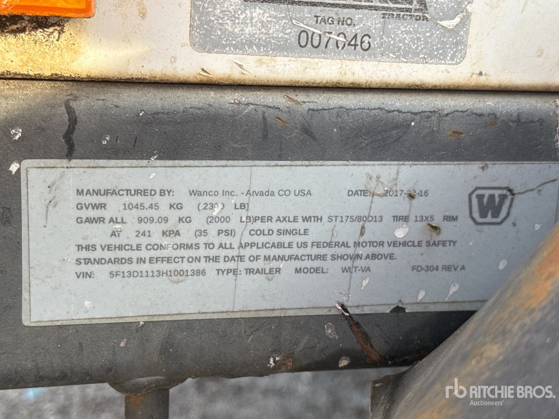 General Appearance with Seriennummer / FIN