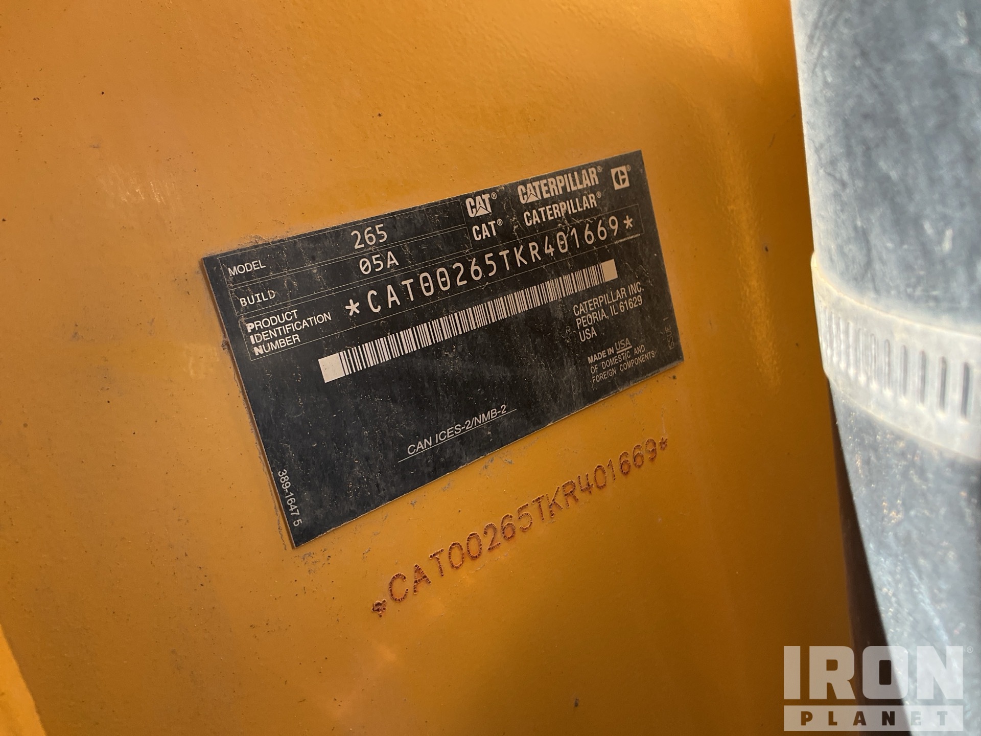 General Appearance with Numer seryjny/numer identyfikacyjny pojazdu