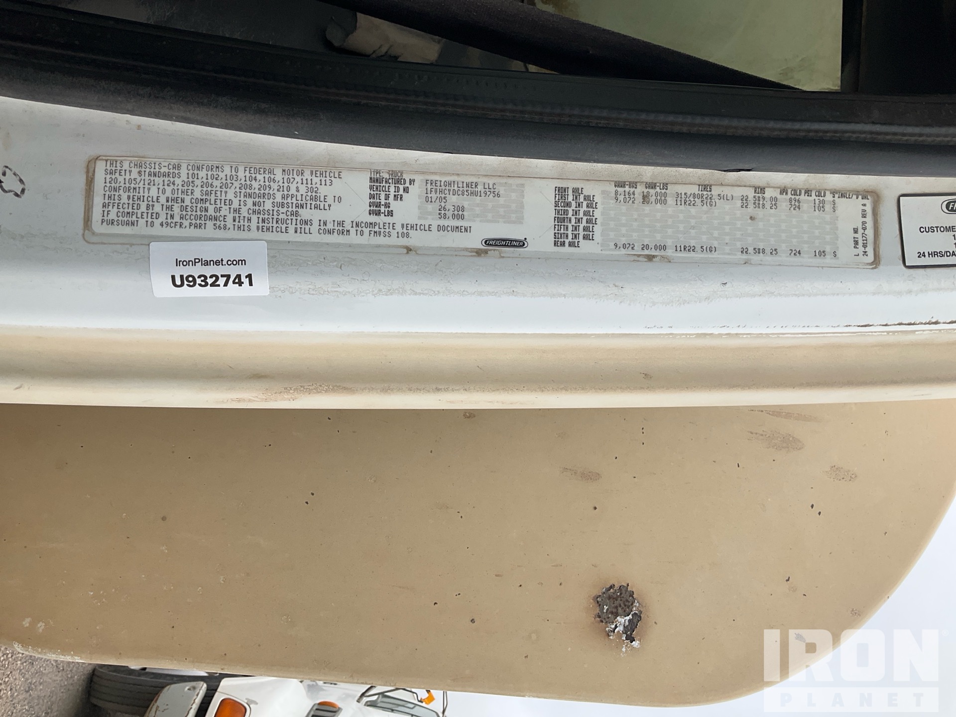 General Appearance with Numer seryjny/numer identyfikacyjny pojazdu