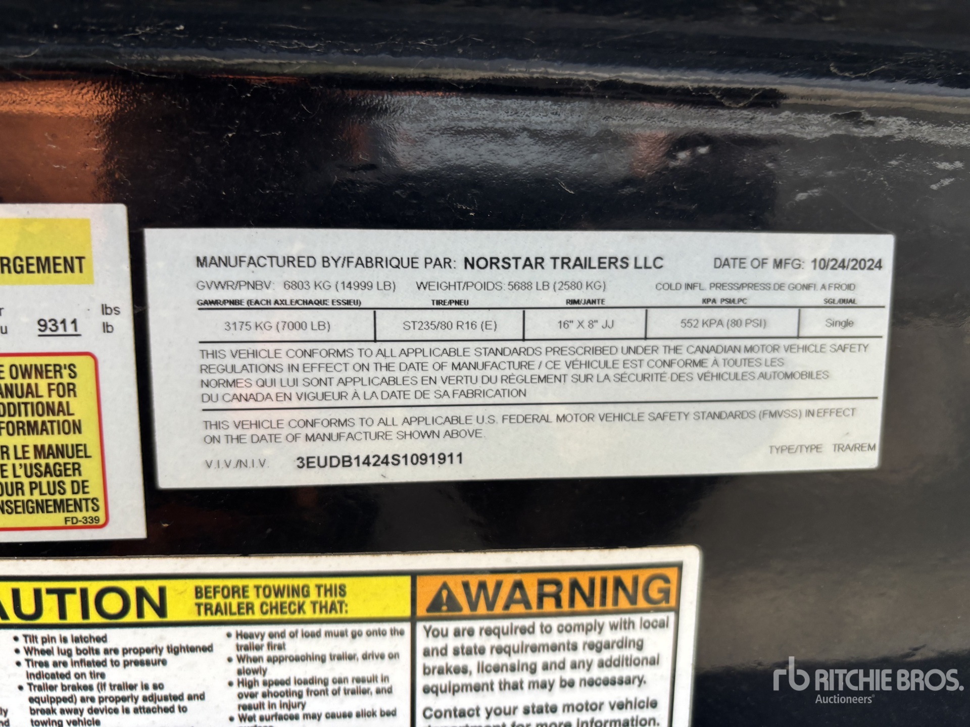 2025 Northstar 14 FT T/A