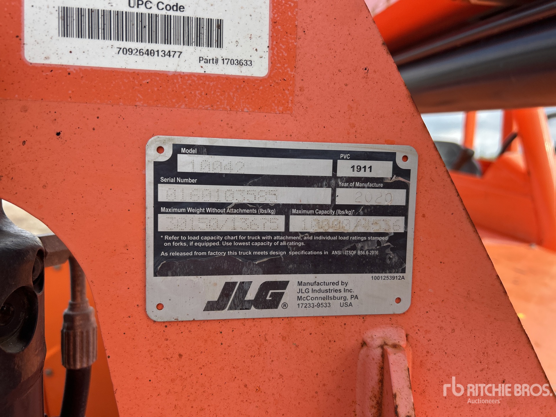 General Appearance with N.º de serie/VIN