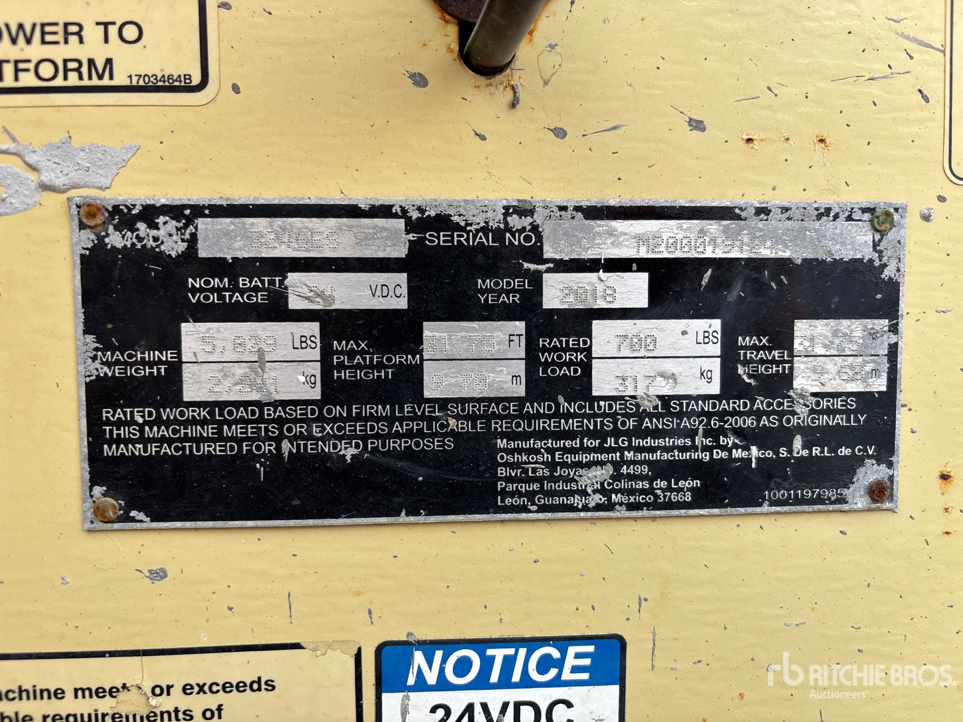 General Appearance with Seriennummer / FIN