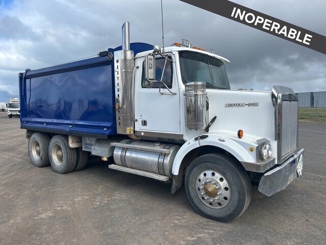 2007 Western Star 4800FX 6x4 Tipper Truck (Inoperable)