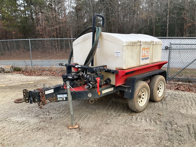 Multiquip WT5 500 gal T/A Water Tank Trailer