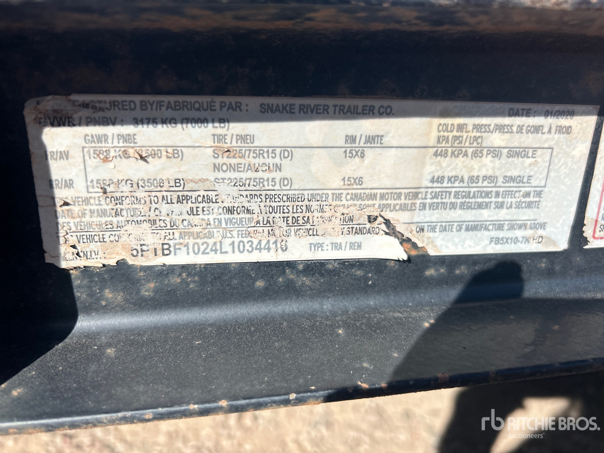 General Appearance with Numéro de série/Numéro d'identification du véhicule automobile