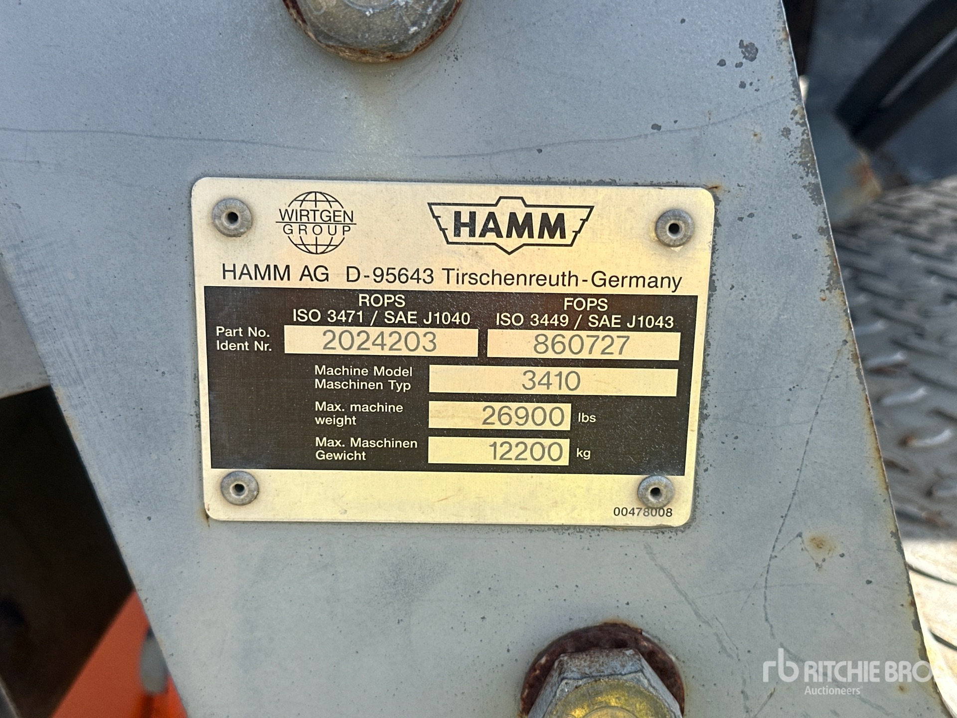 General Appearance with Numéro de série/Numéro d'identification du véhicule automobile