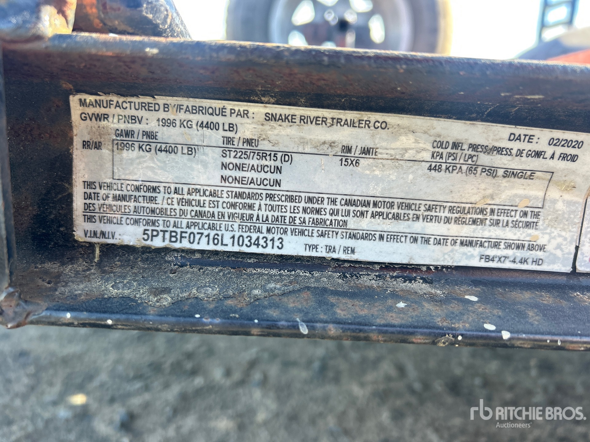 General Appearance with Numero seriale/numero d’identificazione del veicolo (VIN)