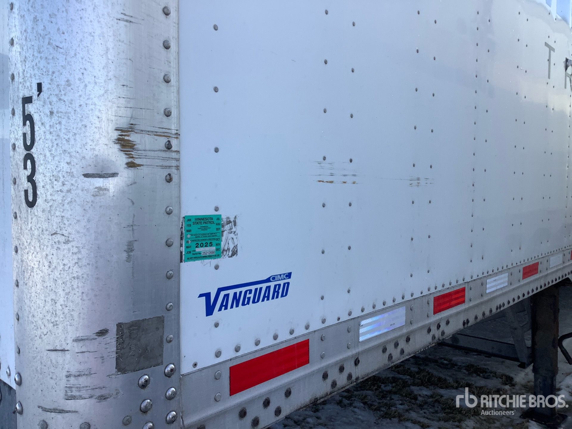 2019 Vanguard 53 ft x 102 in T/A