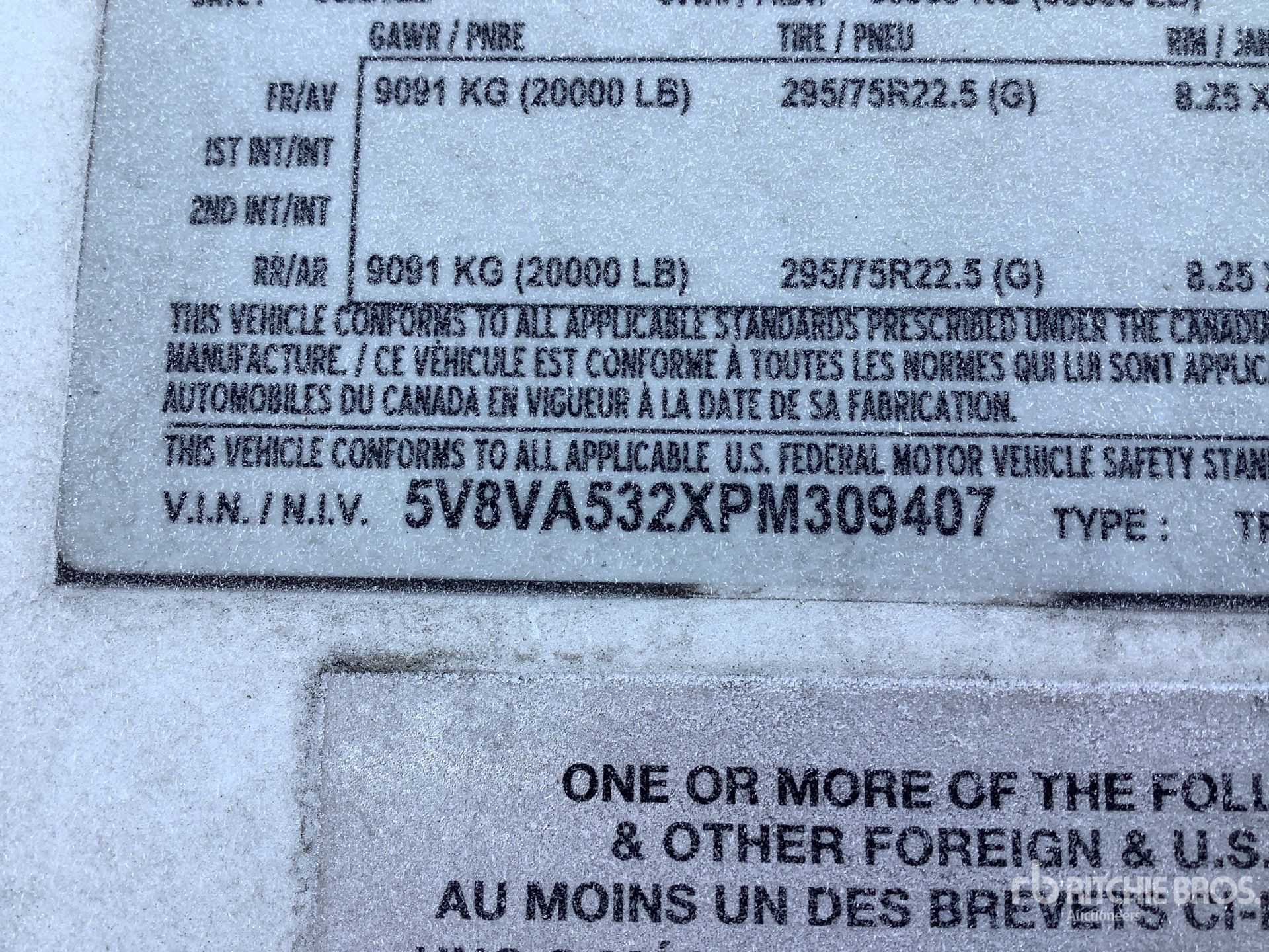 2023 Vanguard 53 FT X 102 IN T/A