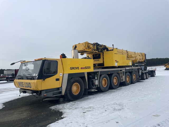 2009 Grove GMK5225 225 ton All Terrain Crane (Inoperable)