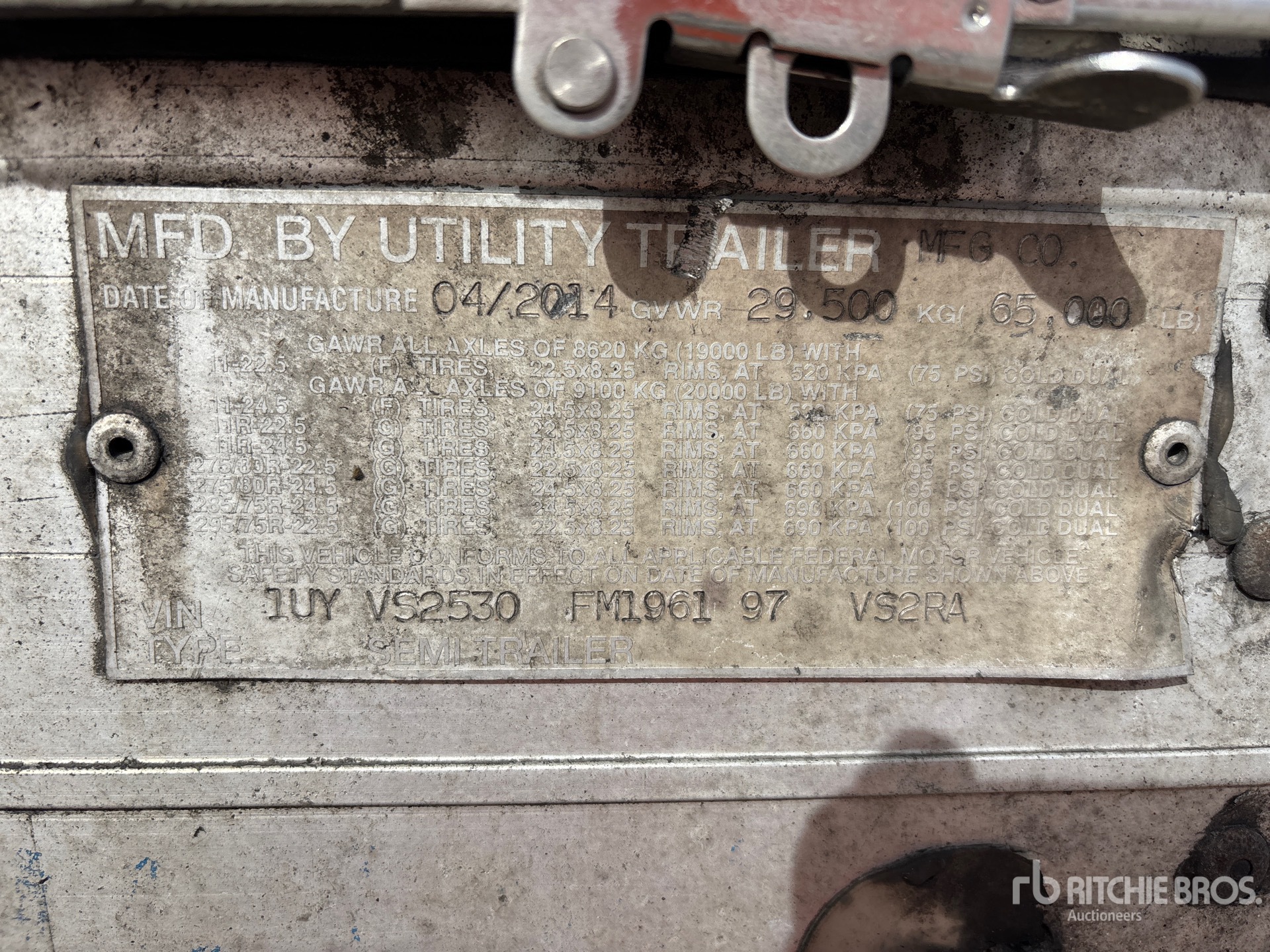 General Appearance with Numero seriale/numero d’identificazione del veicolo (VIN)