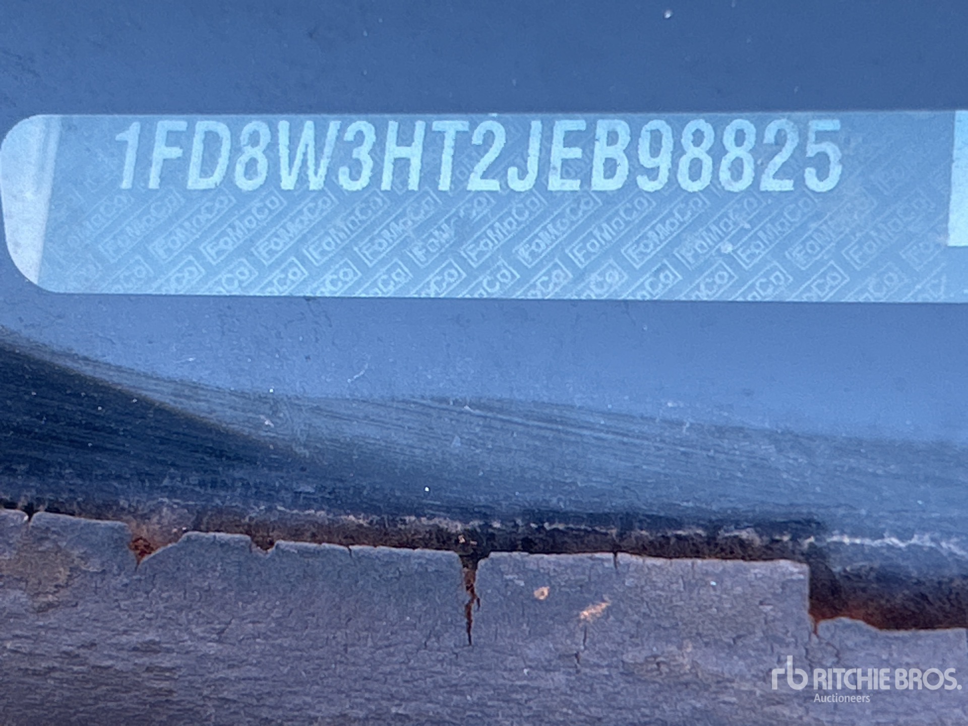 General Appearance with Second Serial Number/VIN Photo