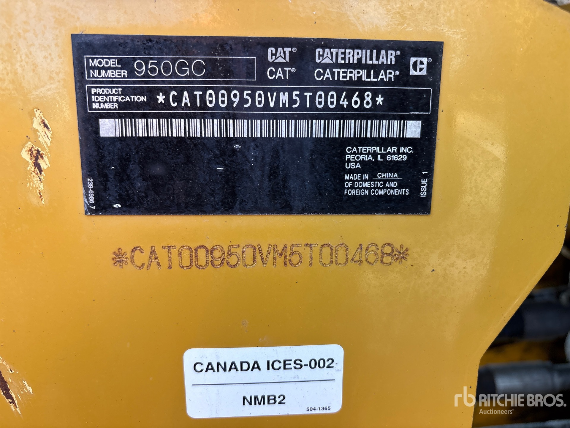 General Appearance with Numero seriale/numero d’identificazione del veicolo (VIN)