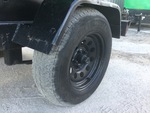 Trailer Chassis with Left Front Tire