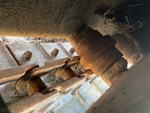 Undercarriage with Left Track Rollers