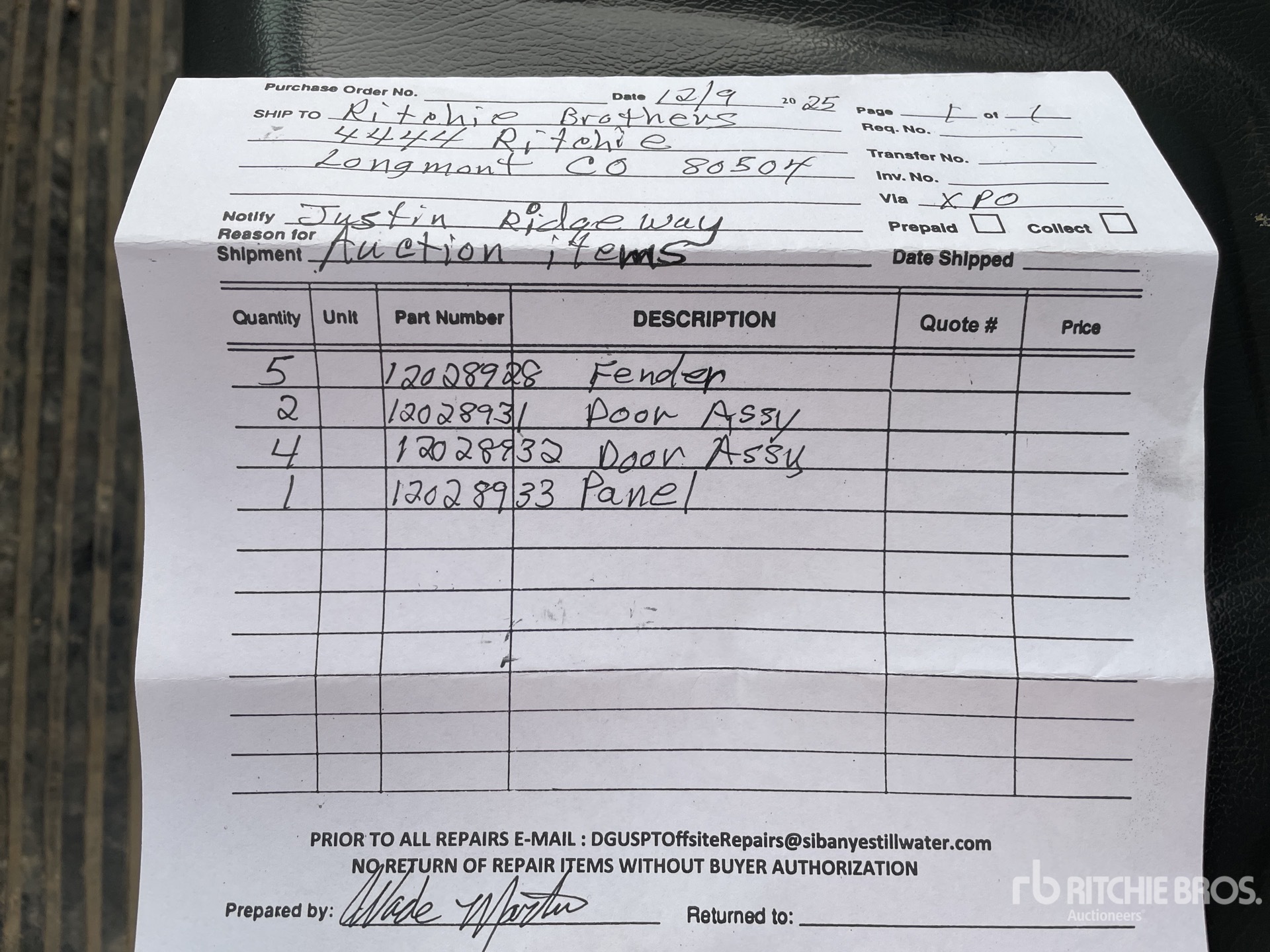 General Appearance with