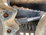 Undercarriage with Left Track Tensioner