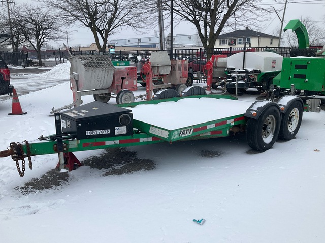 2019 Pratt EZ-1480S 14 ft T/A Ground Load Trailer