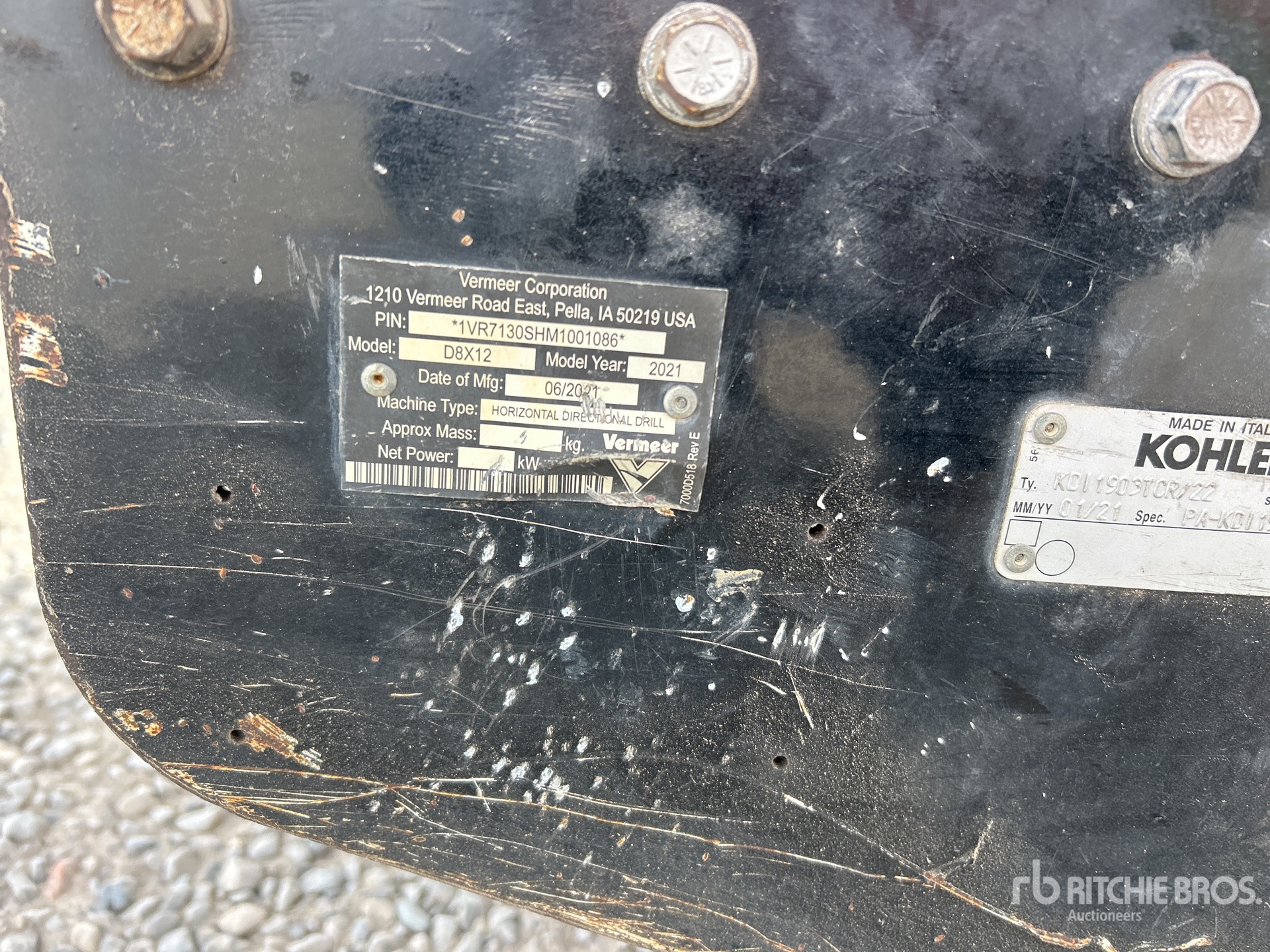 General Appearance with N.º de serie/VIN