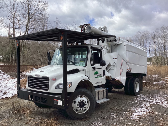 2024 Altec LR8-56 56 ft on 2025 Freightliner M2 106 4x2 Forestry Chipper Body Bucket Truck (Inoperable)