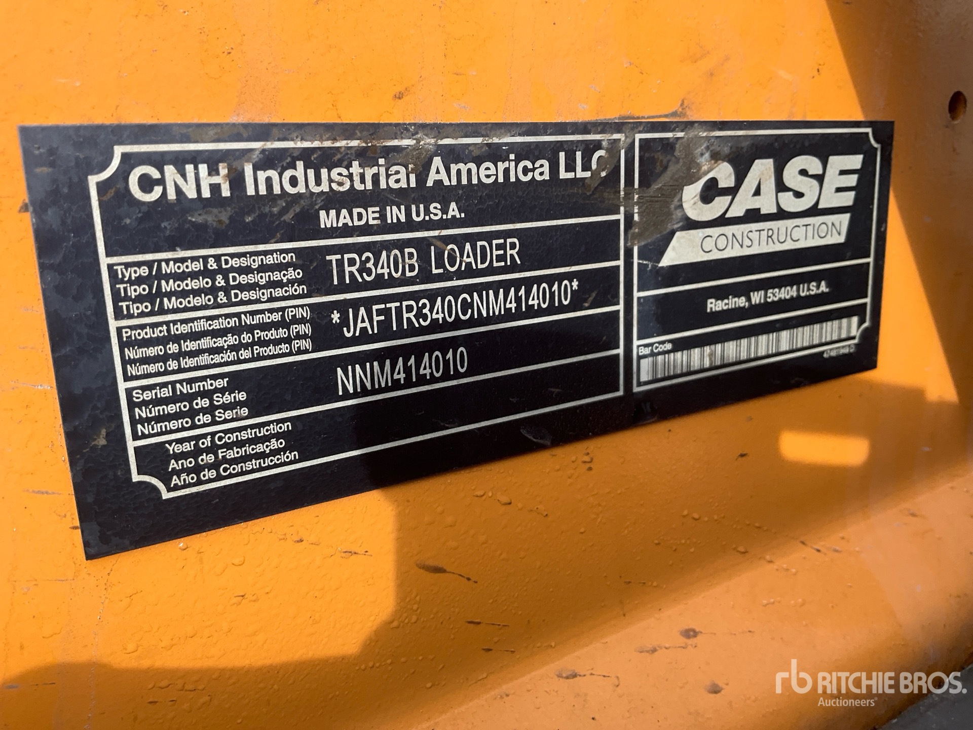 General Appearance with Numero seriale/numero d’identificazione del veicolo (VIN)