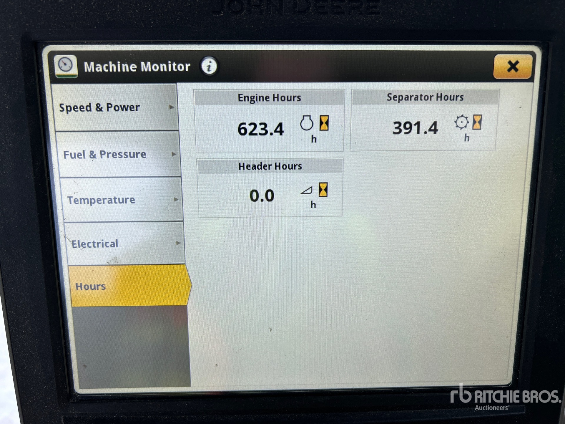General Appearance with Hour Meter / Odometer