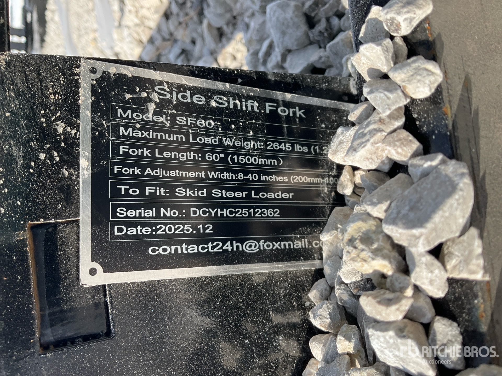 General Appearance with N.º de serie/VIN