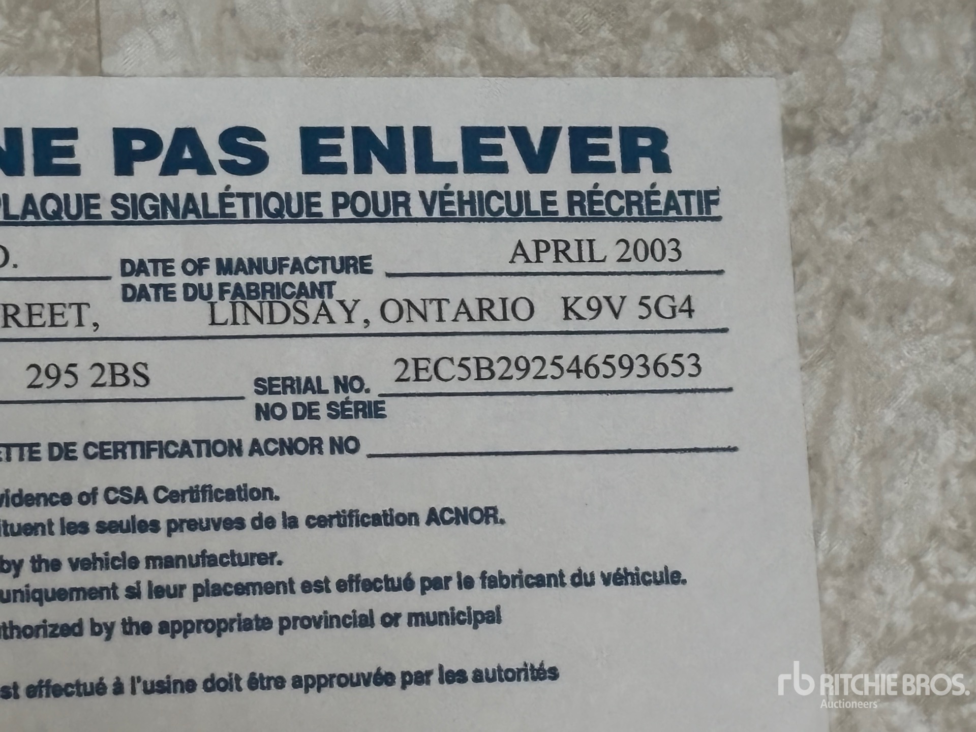 Aspect général with Numéro de série/Numéro d'identification du véhicule automobile