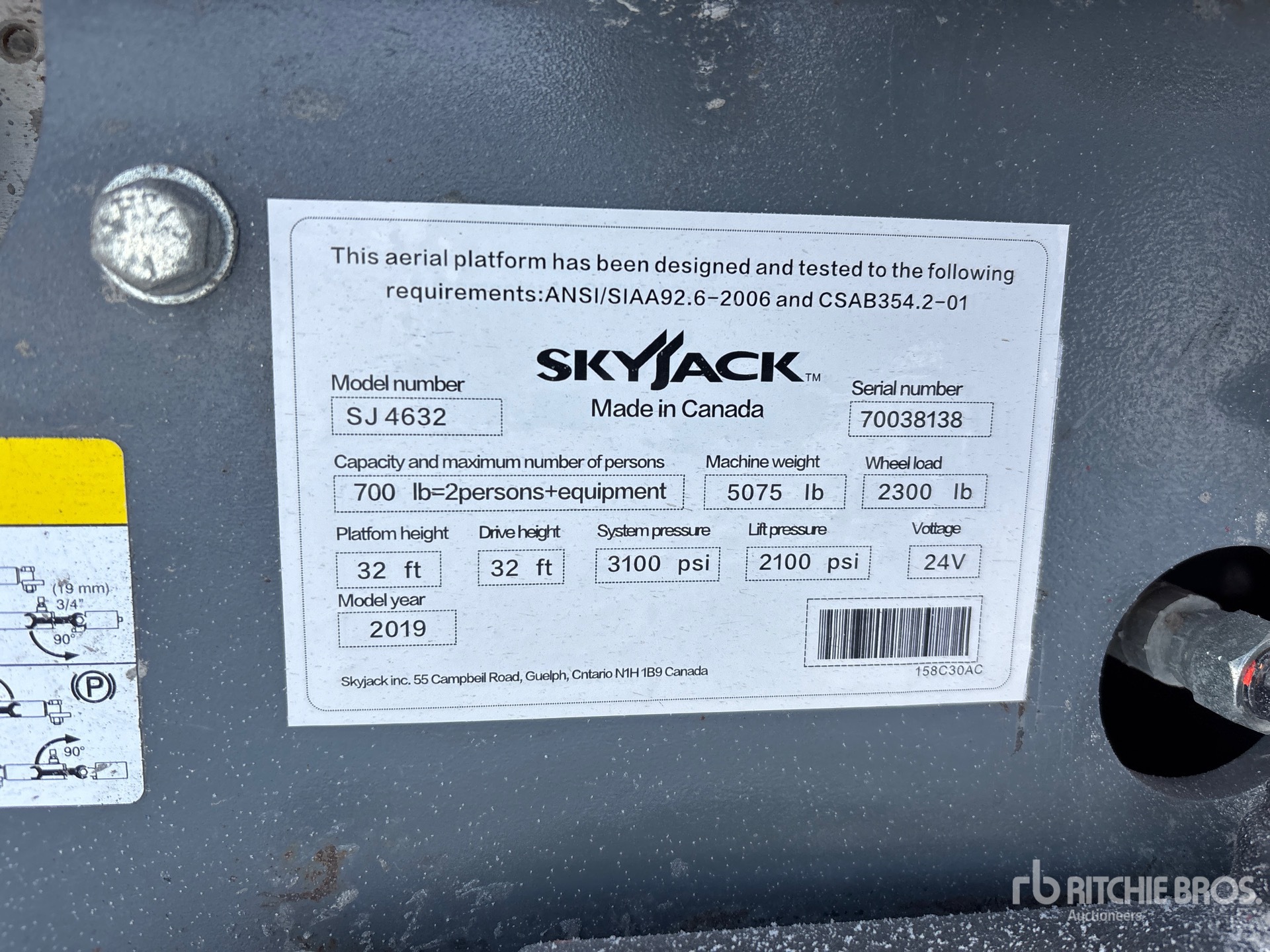 General Appearance with Numero seriale/numero d’identificazione del veicolo (VIN)