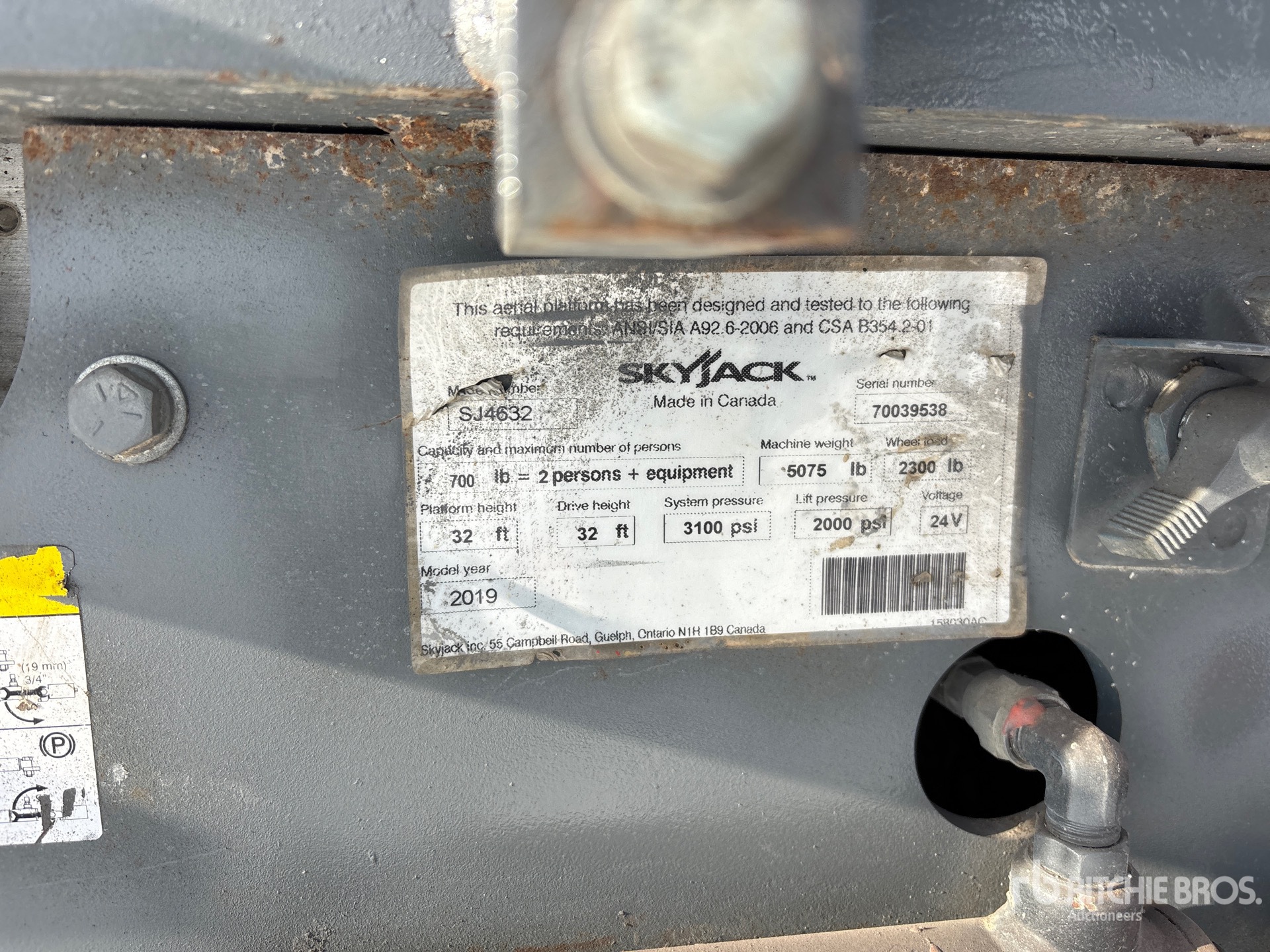 General Appearance with Numero seriale/numero d’identificazione del veicolo (VIN)