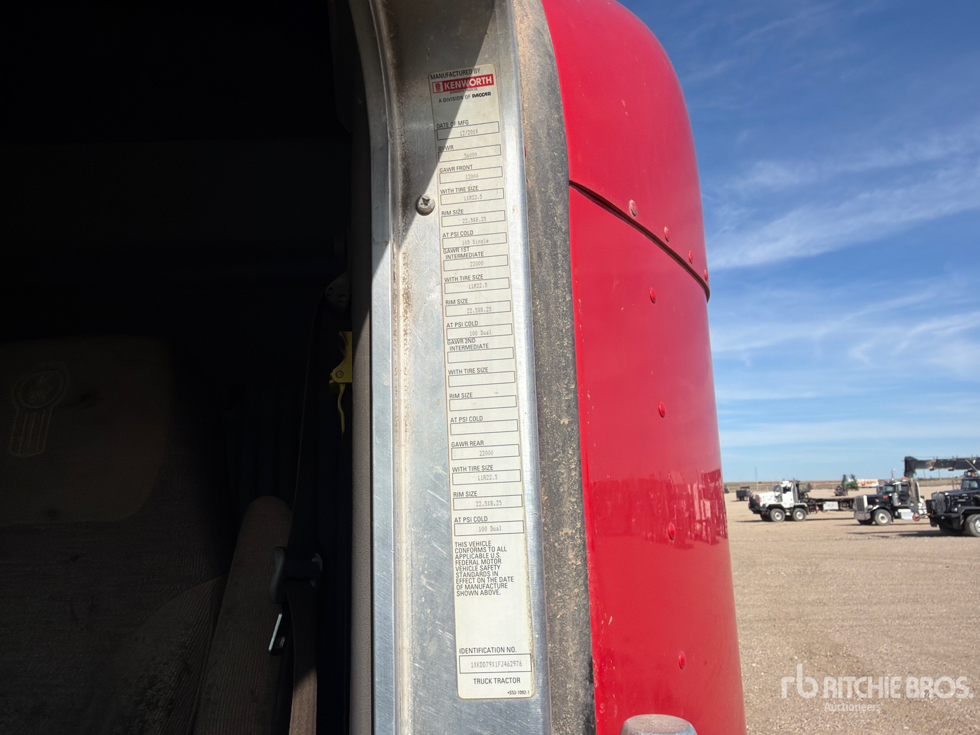 2015 Kenworth T800