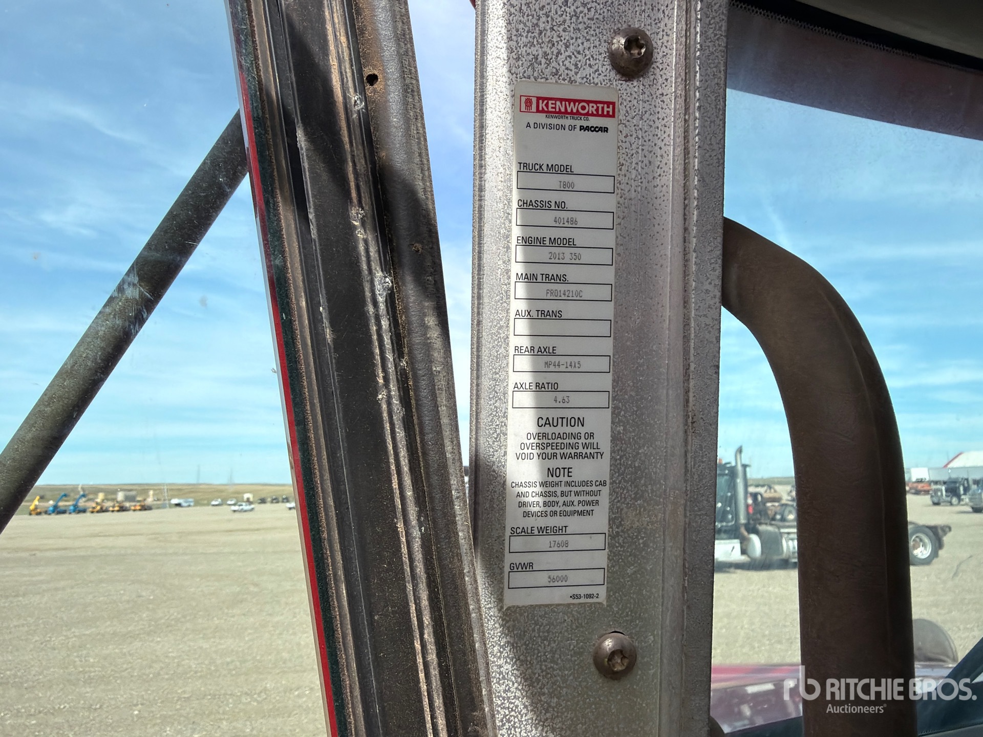 2014 Kenworth T800