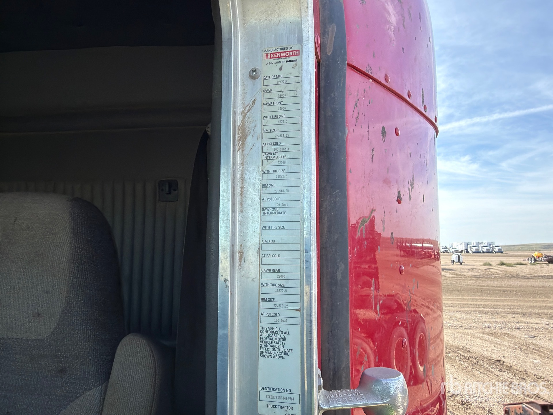 2015 Kenworth T800