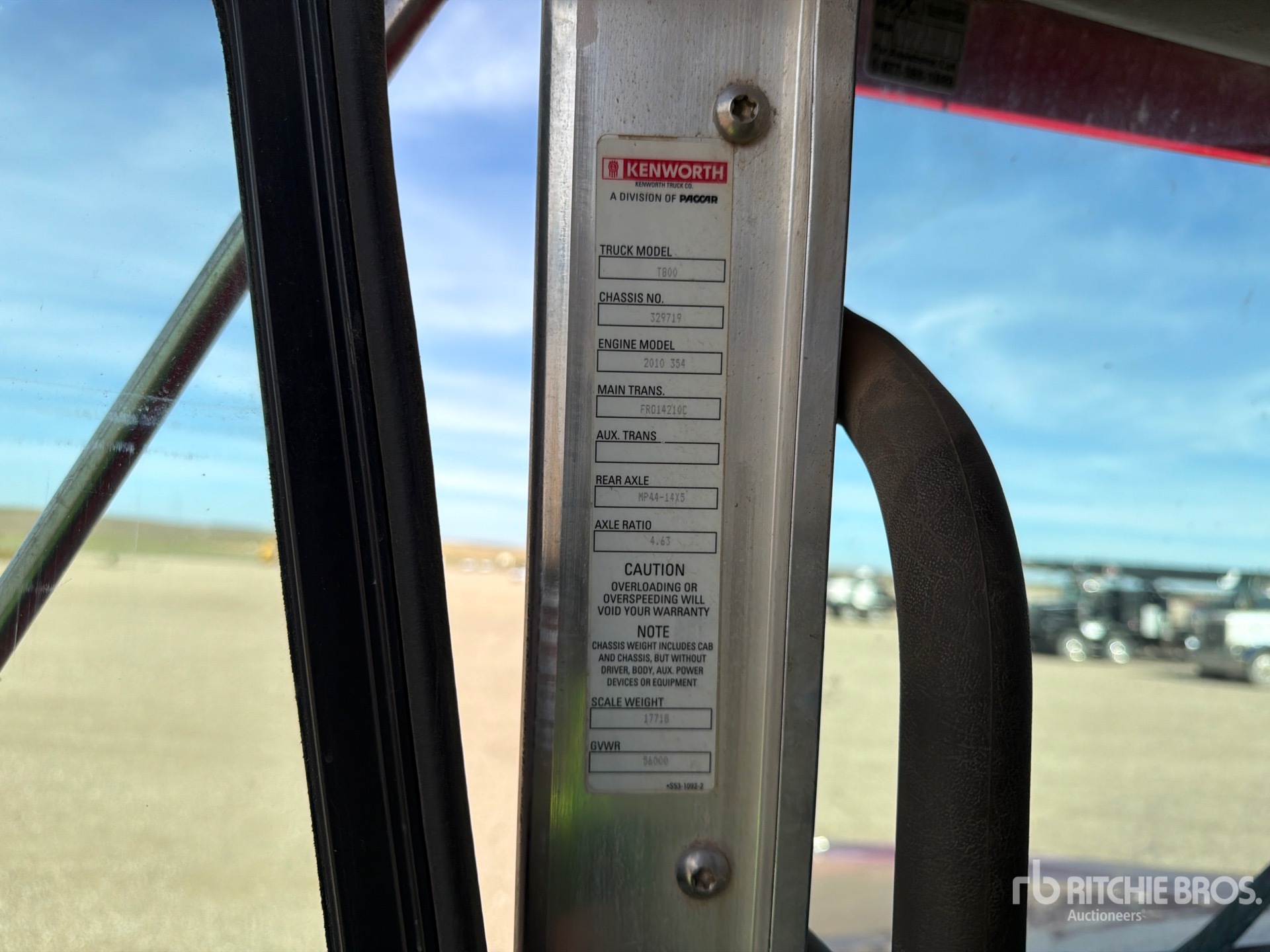 2012 Kenworth T800