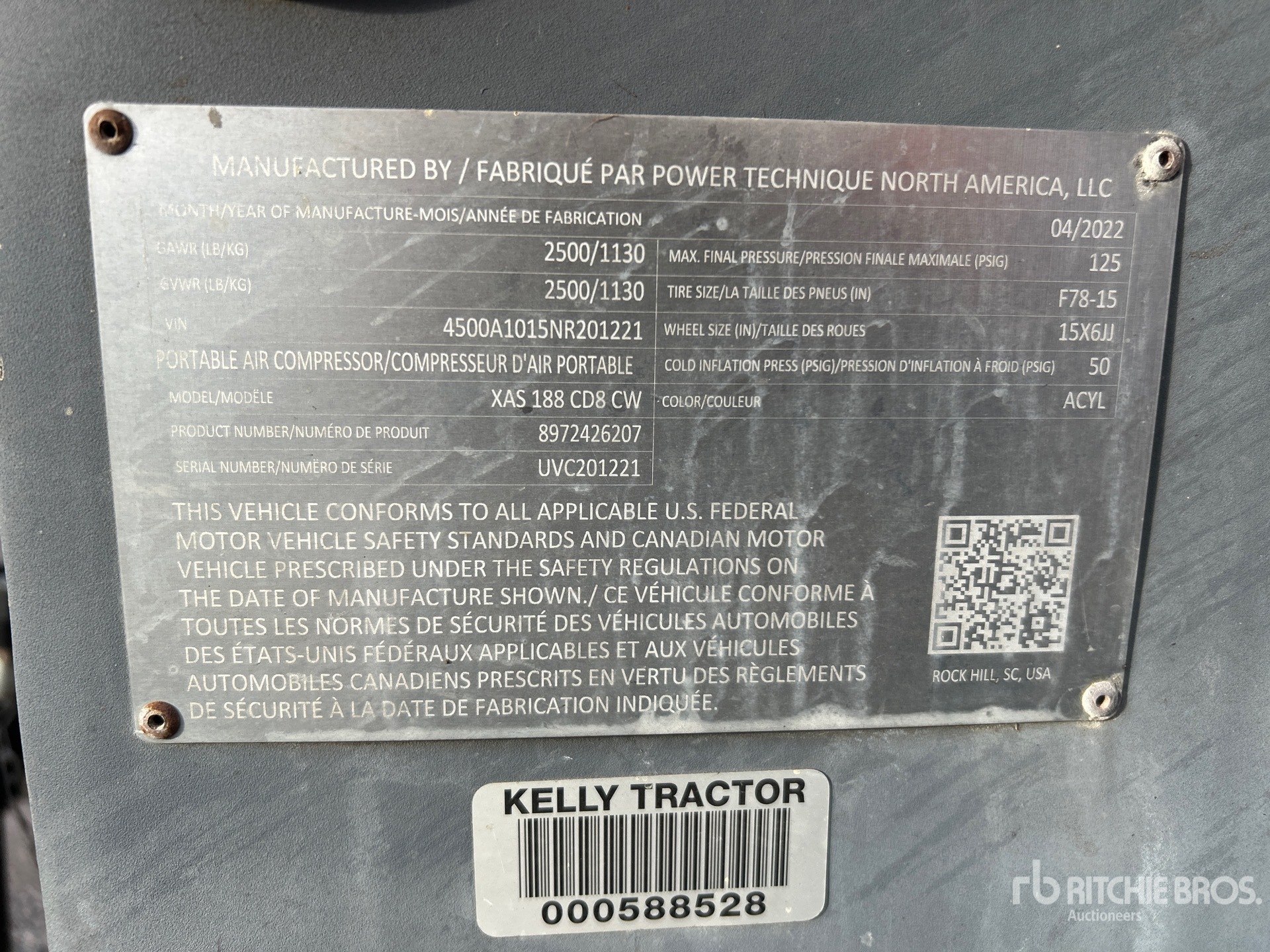 General Appearance with Seriennummer / FIN