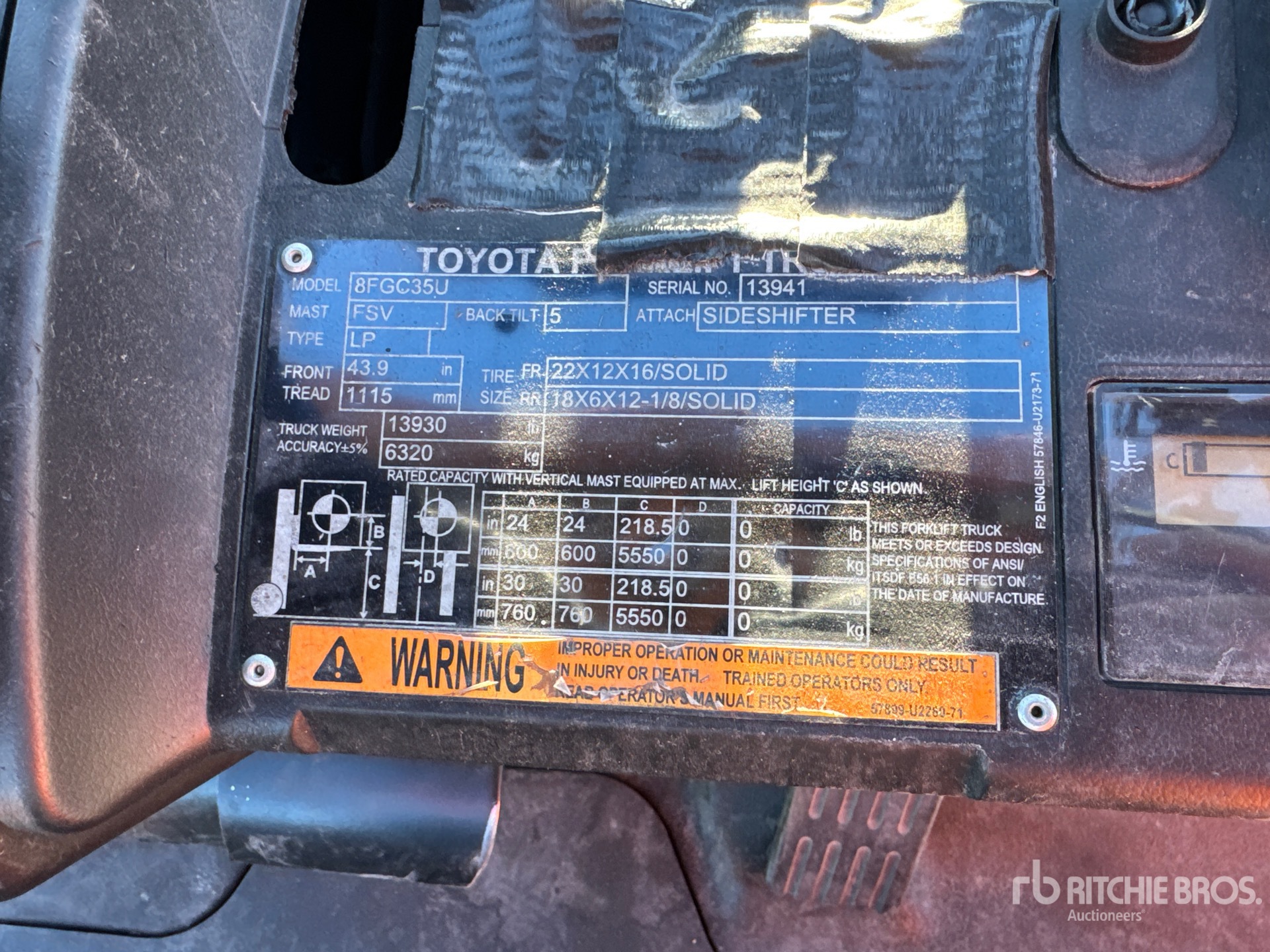 General Appearance with Seriennummer / FIN