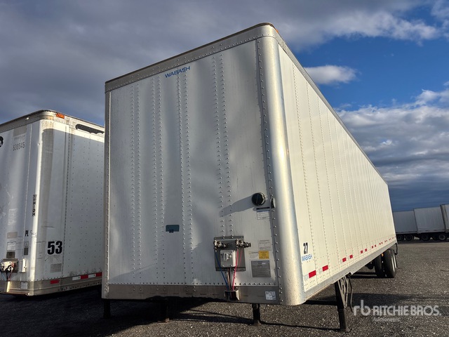 2024 Wabash Dvcvhpc 53 Ft X 102 In T/a Van Trailer