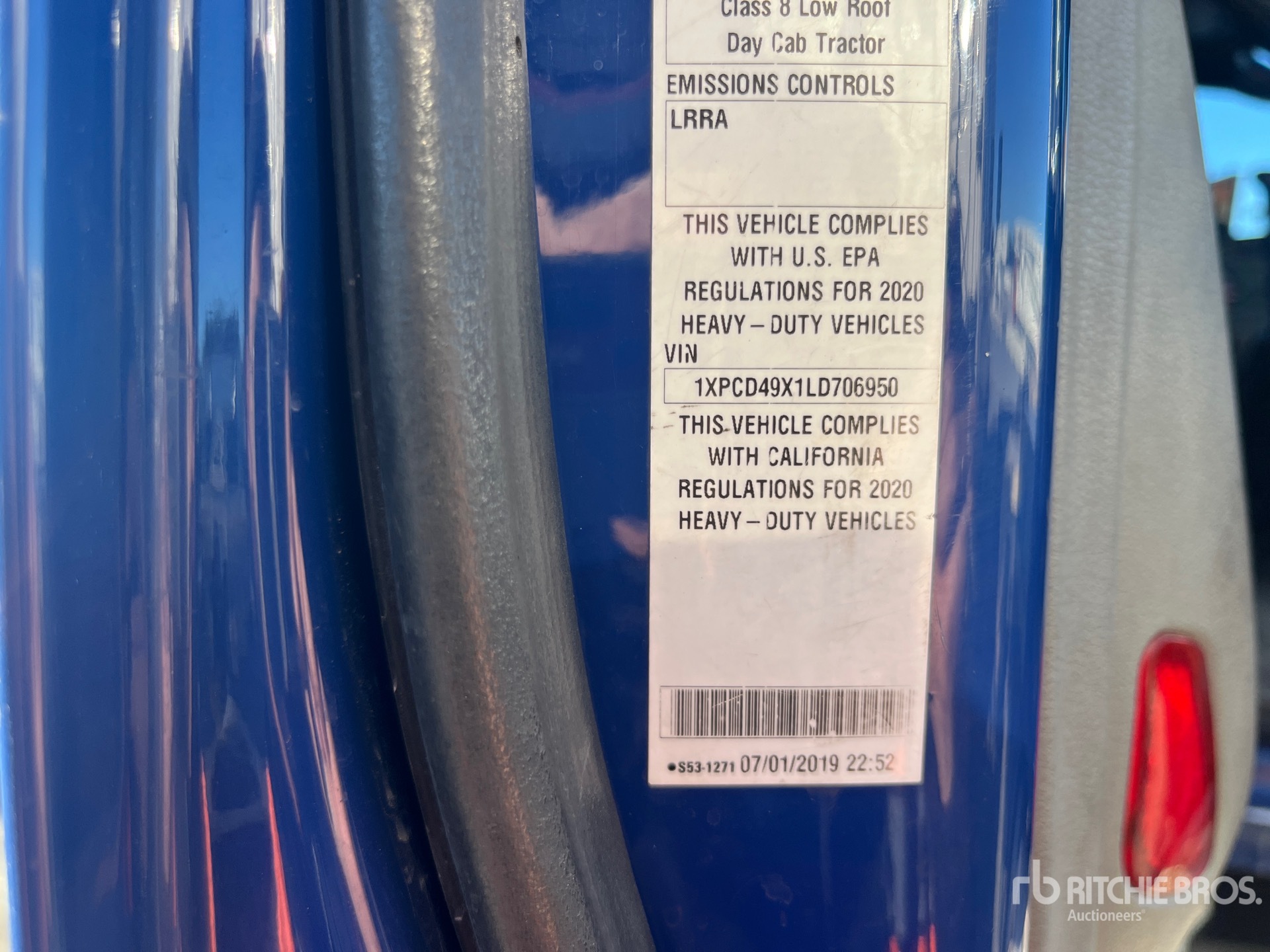 General Appearance with N.º de serie/VIN