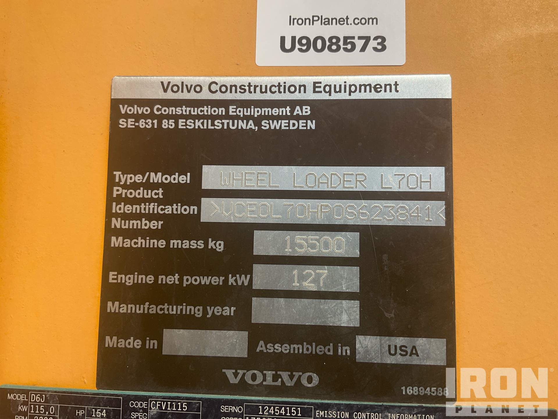 General Appearance with Seriennummer / FIN