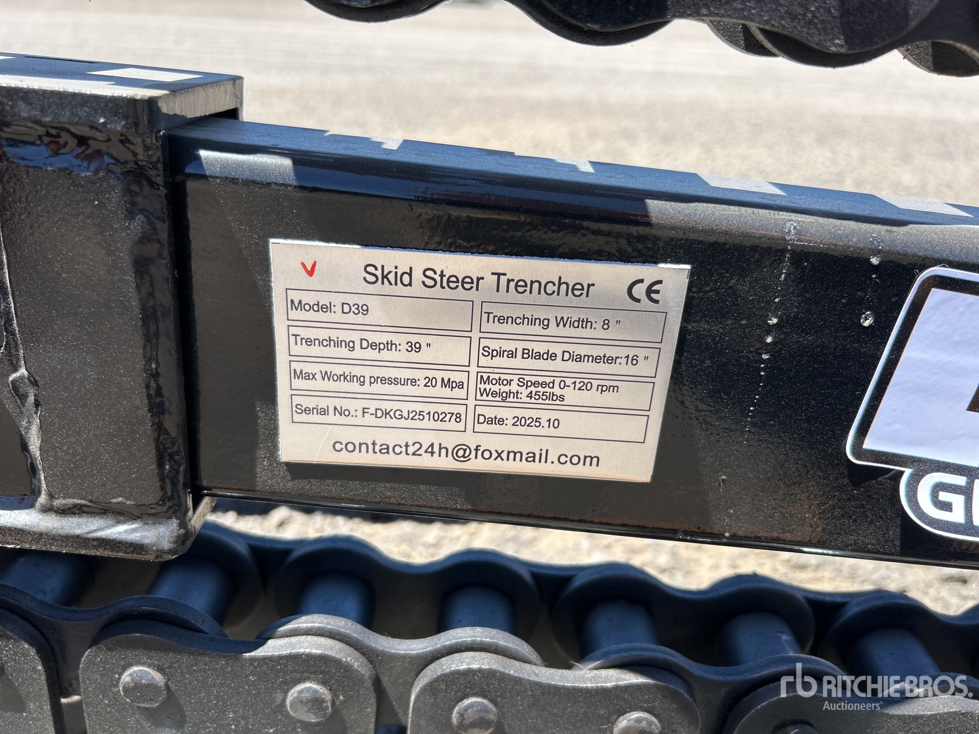 General Appearance with N.º de serie/VIN