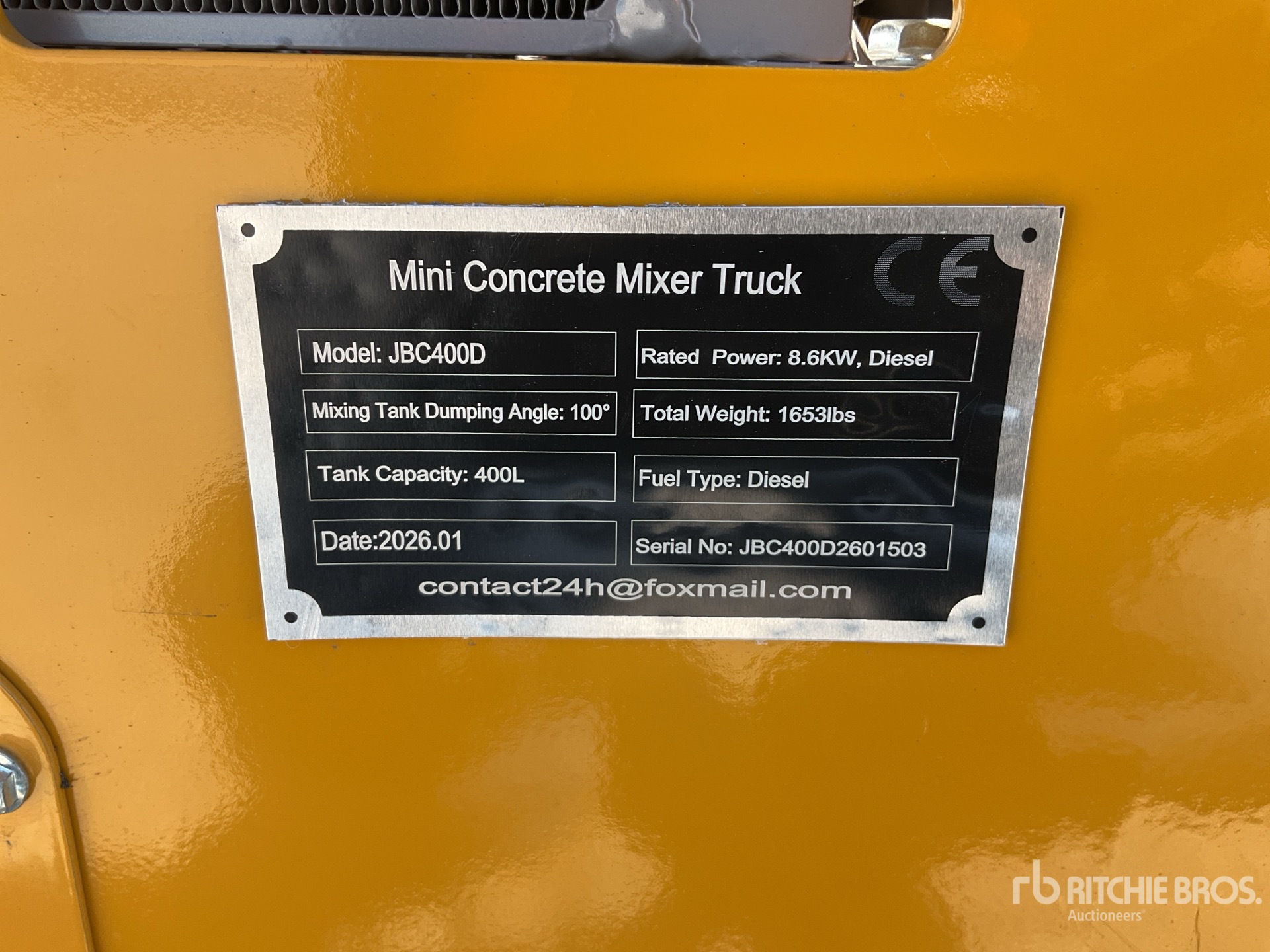 General Appearance with N.º de serie/VIN