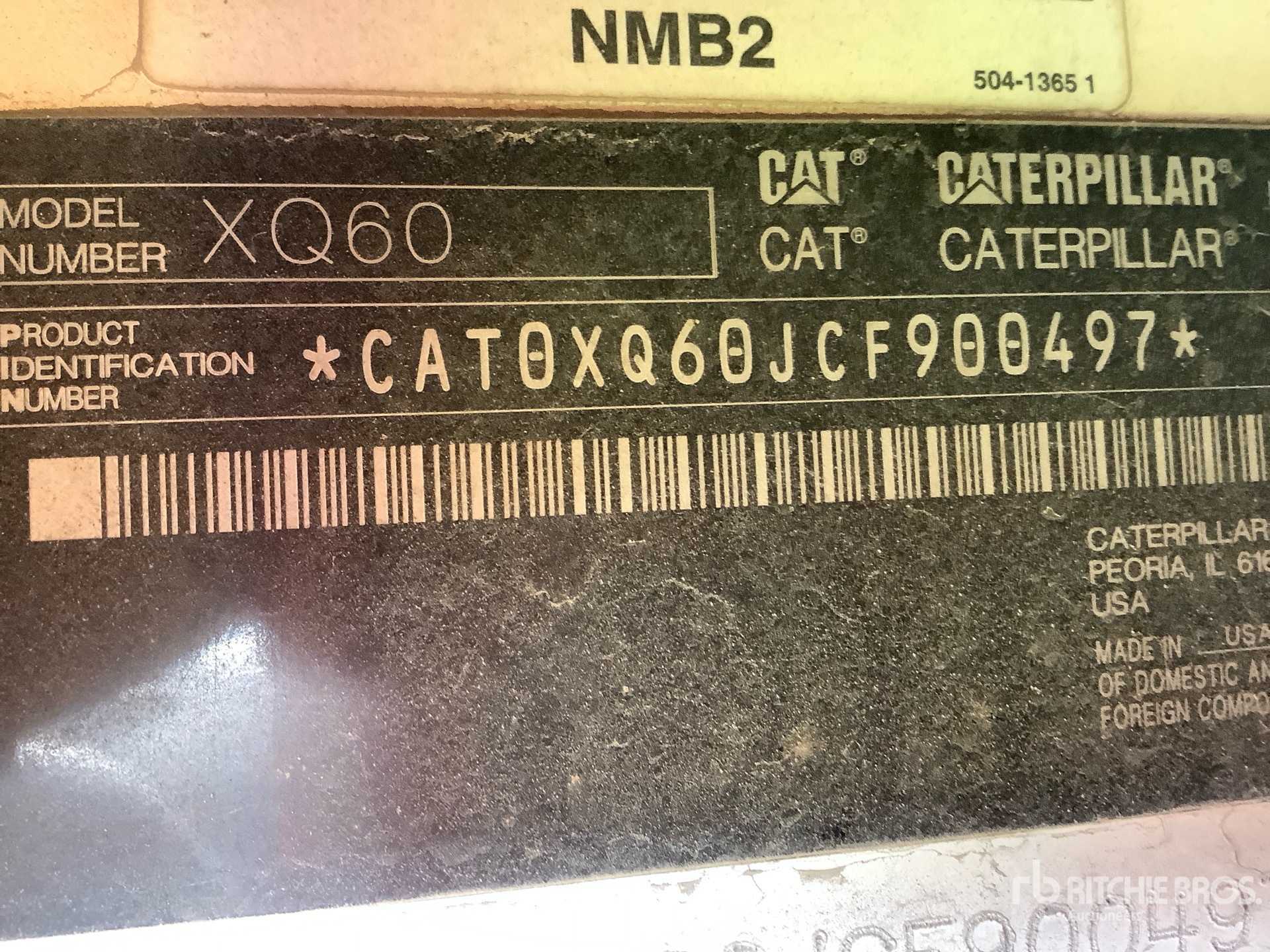 General Appearance with Unit Serial Number