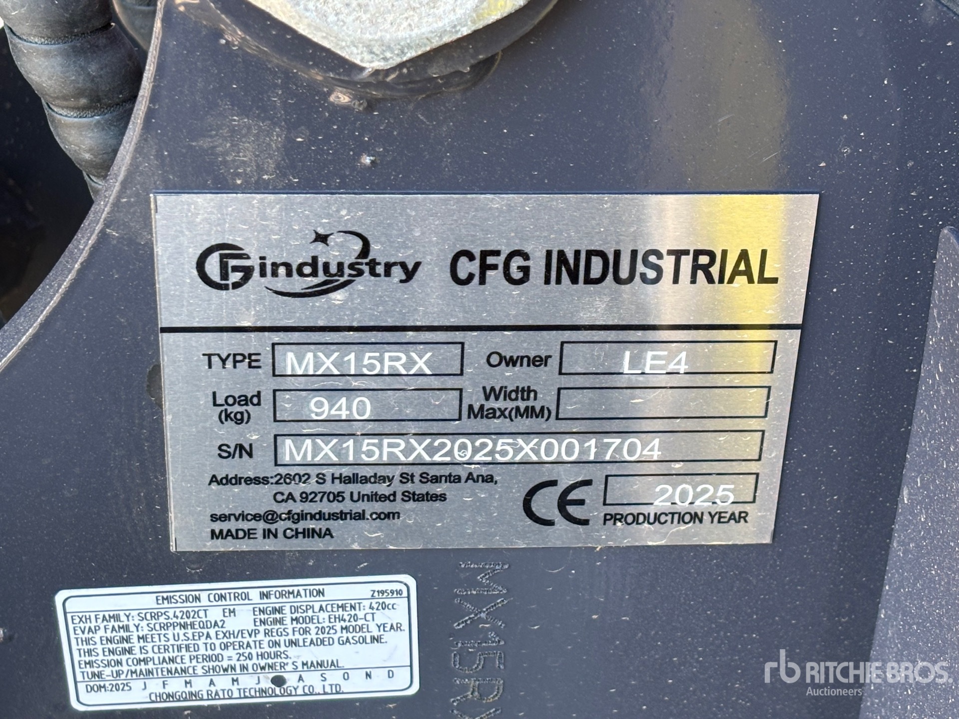 General Appearance with Numéro de série/Numéro d'identification du véhicule automobile