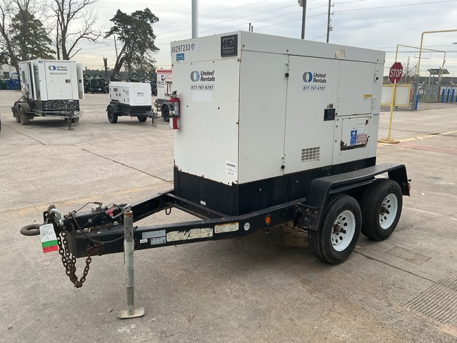 2014 Multiquip DCA45SSIU4F 45 kVA Mobile Generator Set