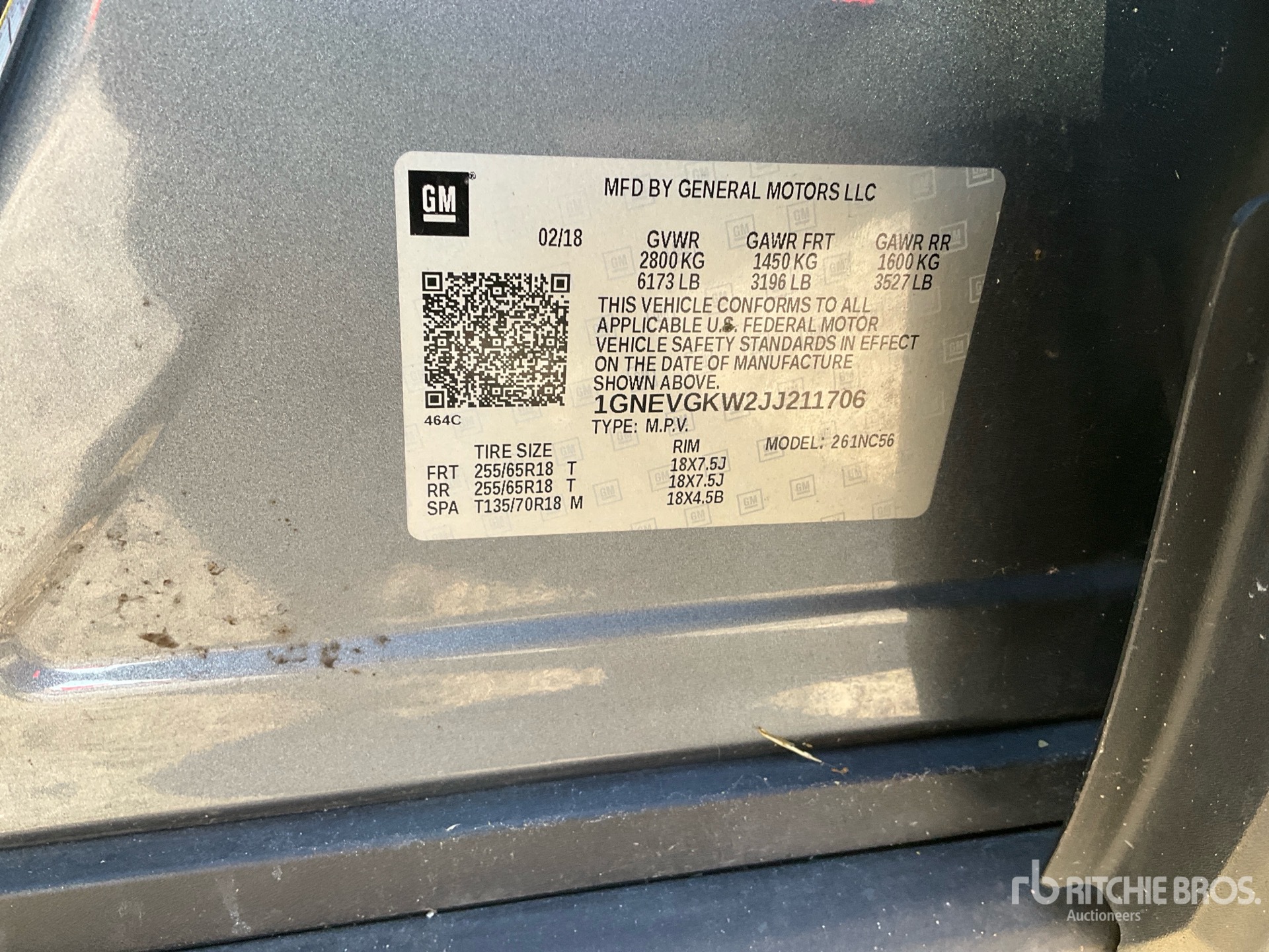 General Appearance with N.º de serie/VIN